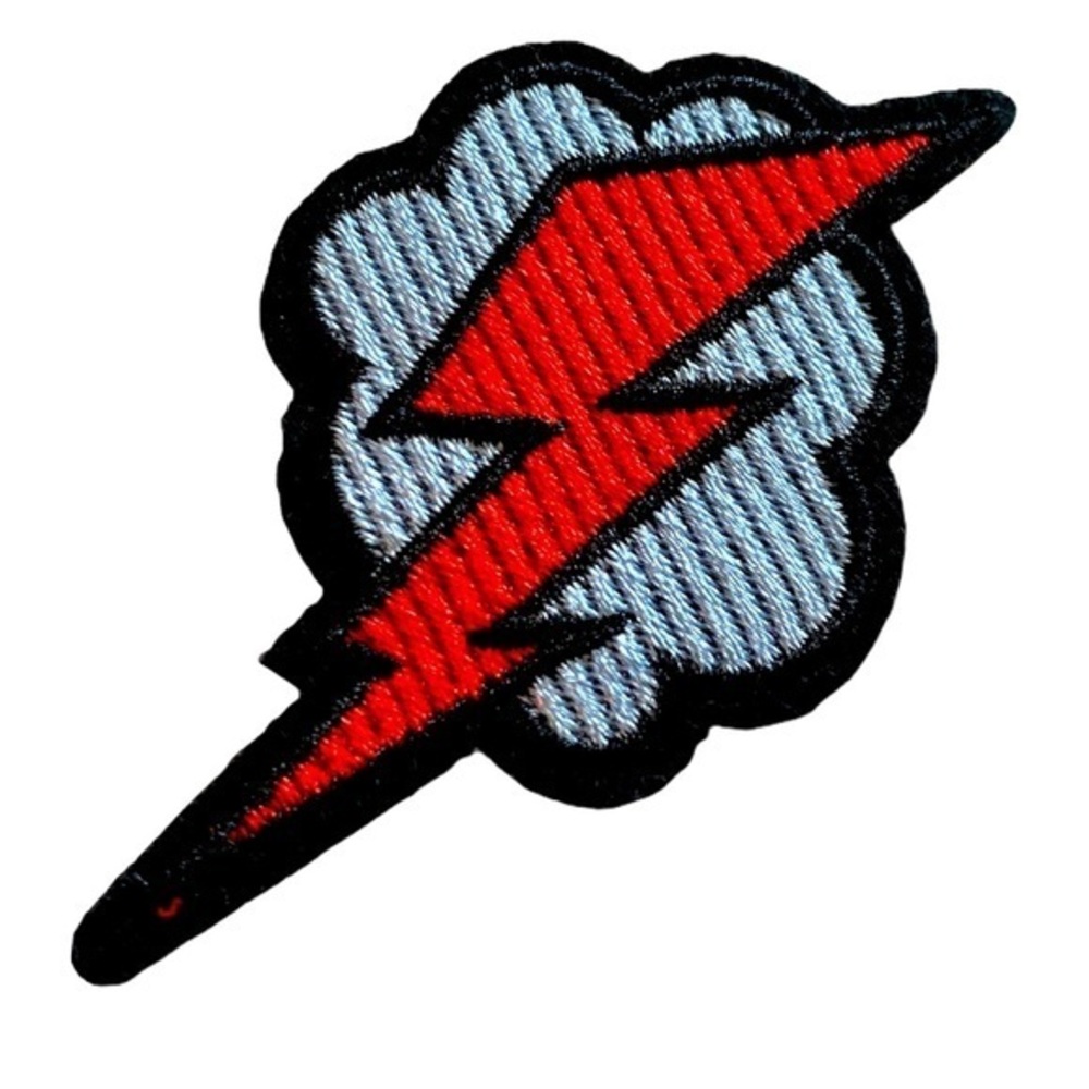 Thunder Bolt Iron-On/Sew-On Patch